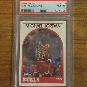 Michael Jordan 1989 Hoops Basketball Card